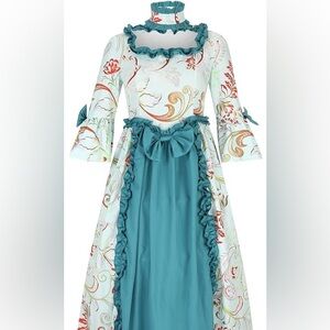 Elegant Floral Maxi Dress with Ruffle Details